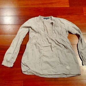 Tysa semi-sheer cotton blouse small